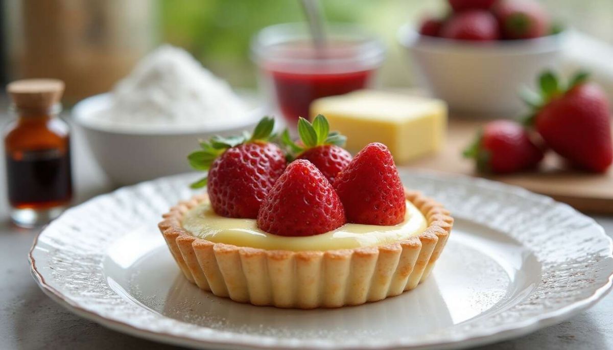 Savourez des tartelettes aux fraises et crème pâtissière, un régal incontournable