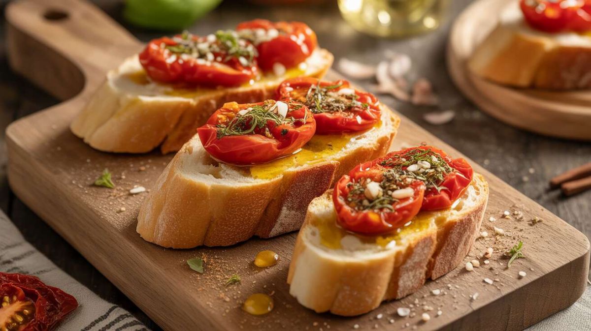 Bruschetta express : un apéritif italien qui réveille les papilles