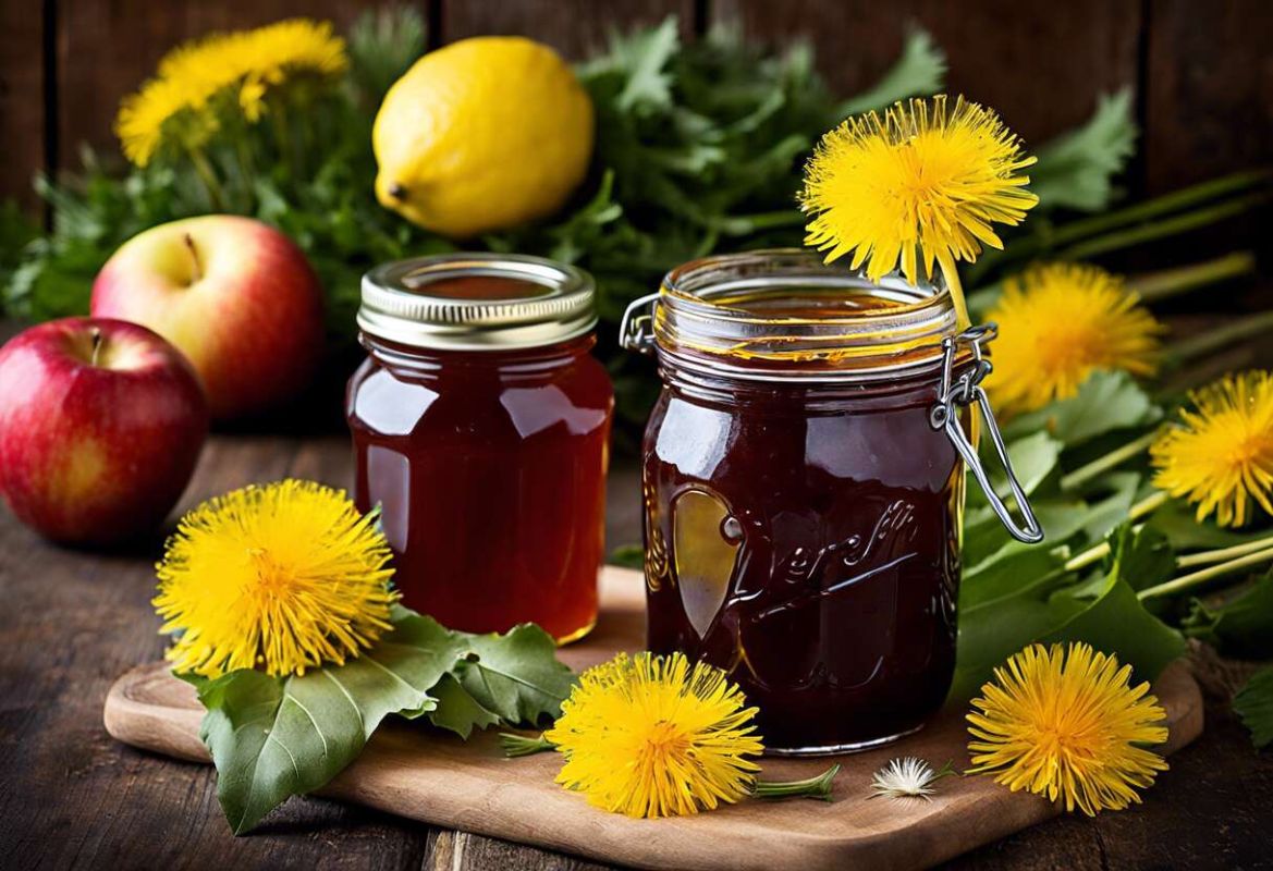 la confiture de fleurs de pissenlit : un trésor printanier à découvrir