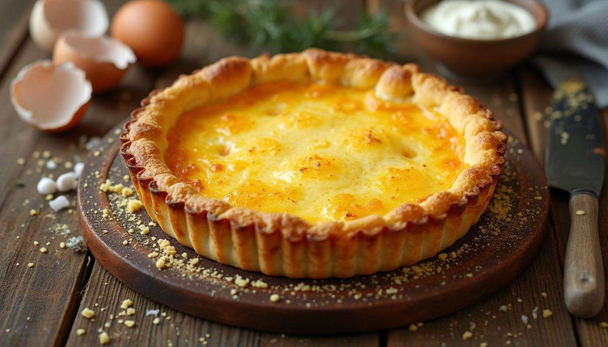 découvrez la délicieuse tarte au munster, un plat alsacien réconfortant