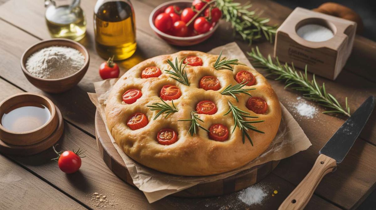 La recette parfaite de focaccia aux tomates cerises et romarin