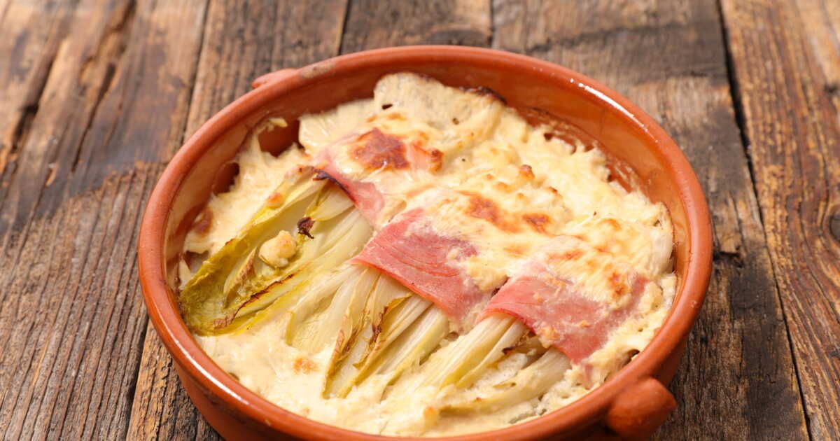 Chicon-flette : une tartiflette revisitée aux endives
