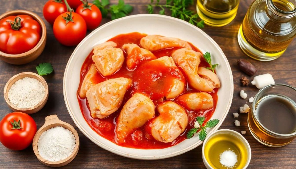 Un poulet à la sauce tomate qui réveille vos papilles