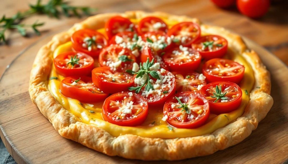 Tarte à la moutarde et tomates cerise : une délicieuse recette estivale