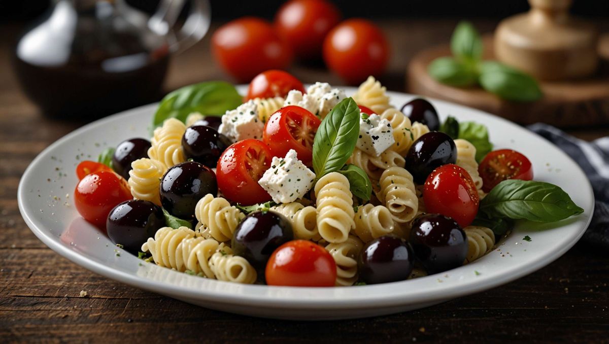 Plongez dans les saveurs estivales avec une salade de pâtes méditerranéenne