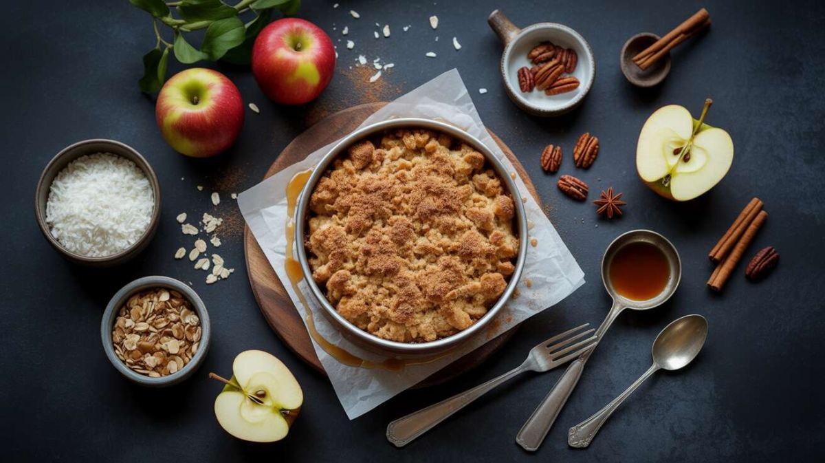 Crumble aux pommes : un secret croustillant à découvrir
