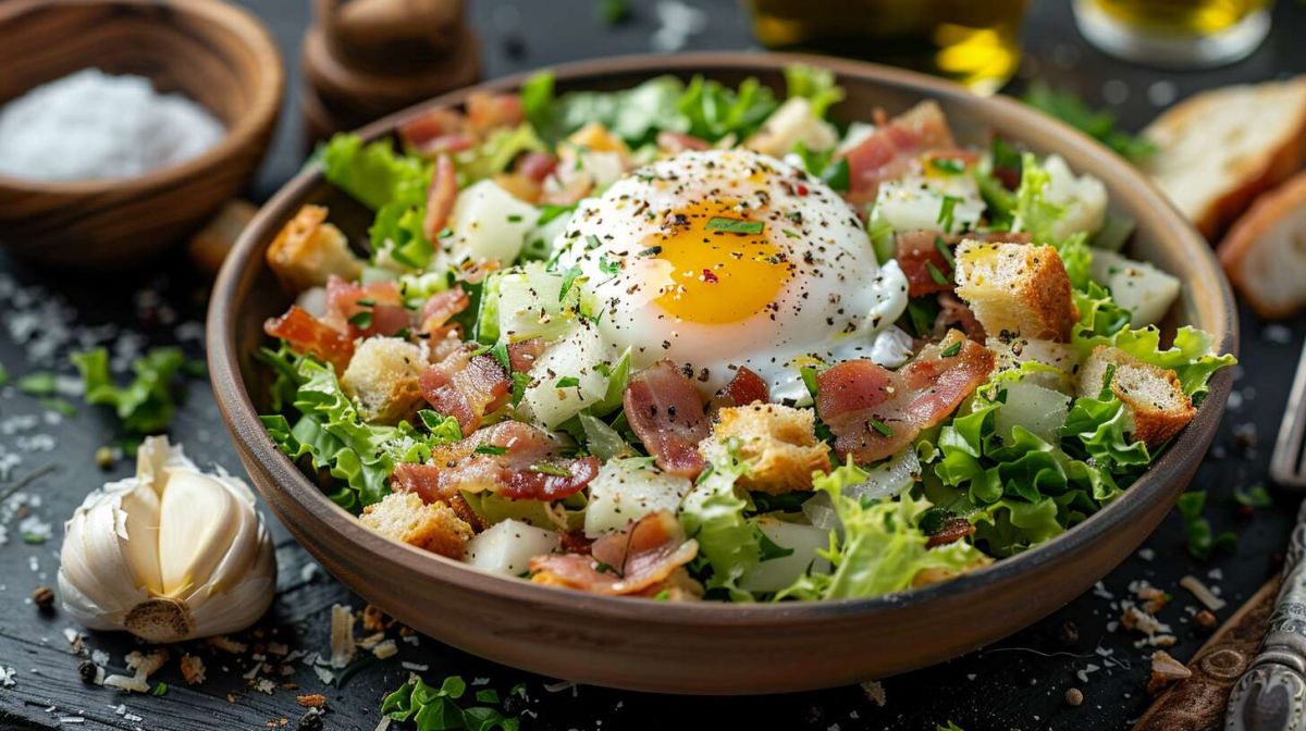 Les secrets d'une salade lyonnaise traditionnelle réussie