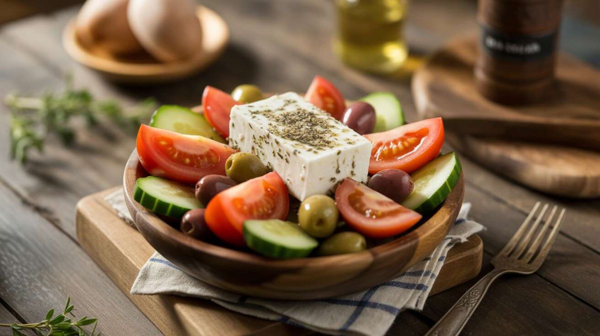 Le secret de la salade grecque authentique ne réside pas dans la feta, mais dans cet autre ingrédient