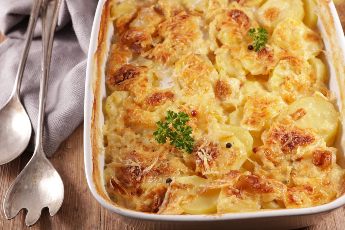 Laurent Mariotte réinvente le gratin de pommes de terre en un temps record