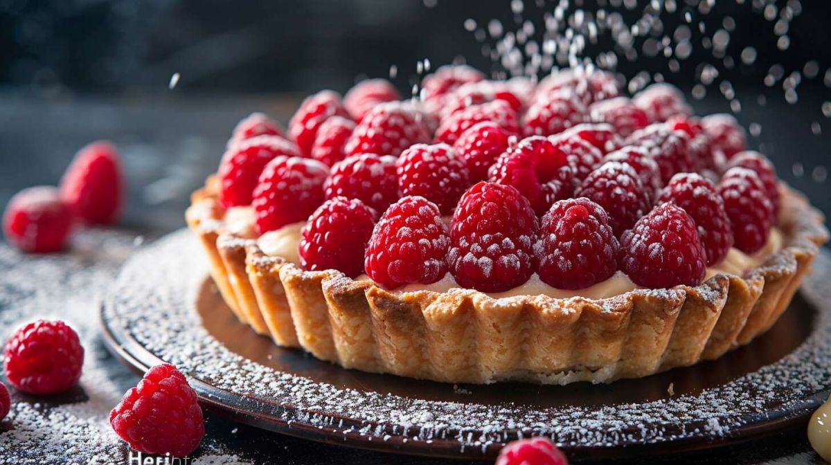 la tarte aux framboises en un clin d'œil : une recette simple et savoureuse