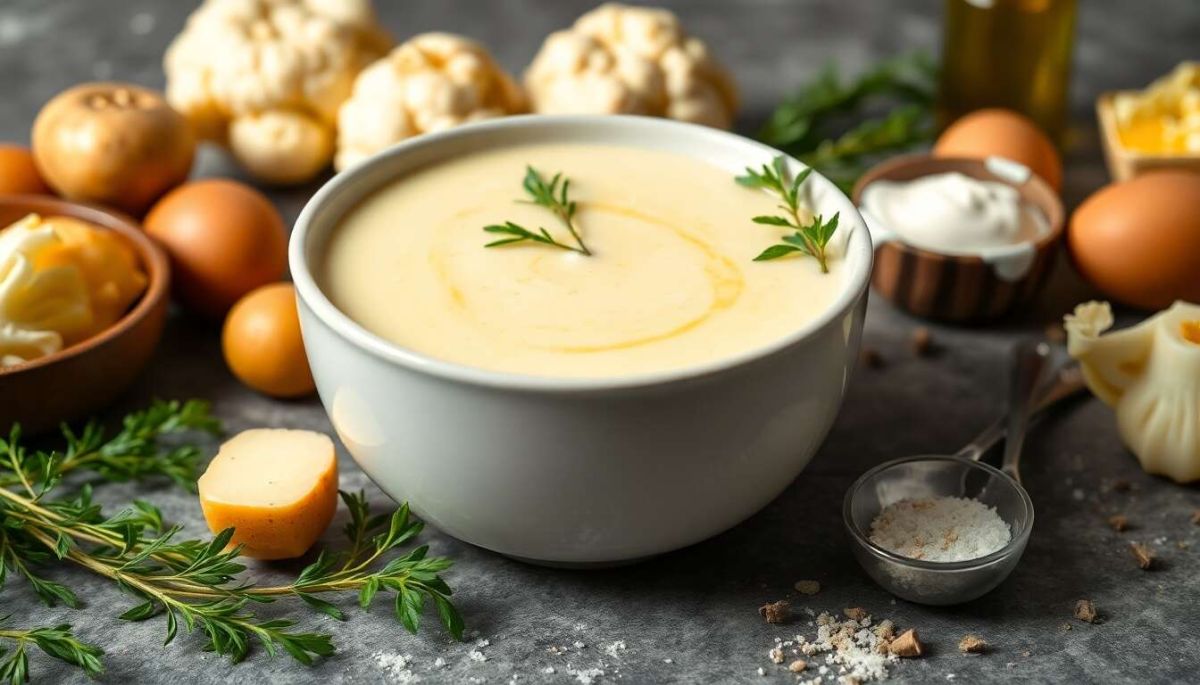 Un velouté réconfortant de pommes de terre et chou-fleur à savourer