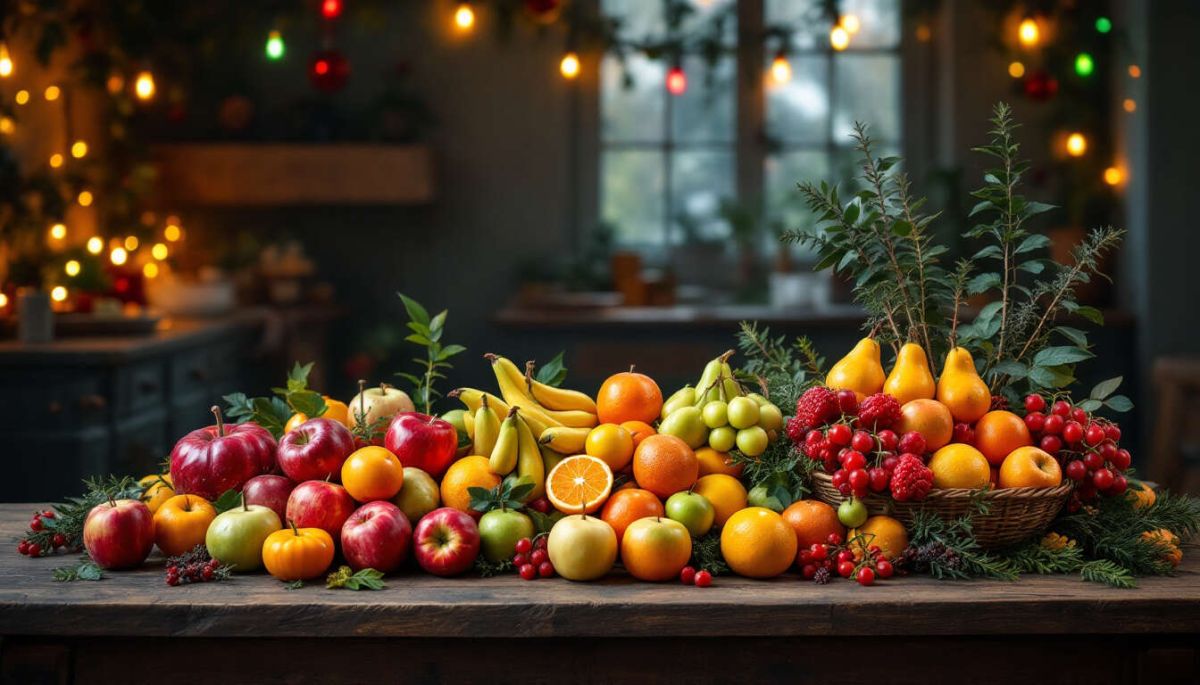 Fruits et légumes de Noël : idées festives pour régaler vos convives