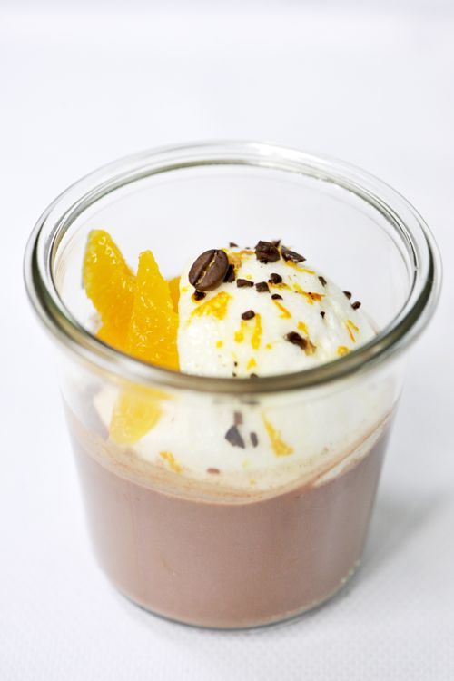 Île flottante au café et chocolat