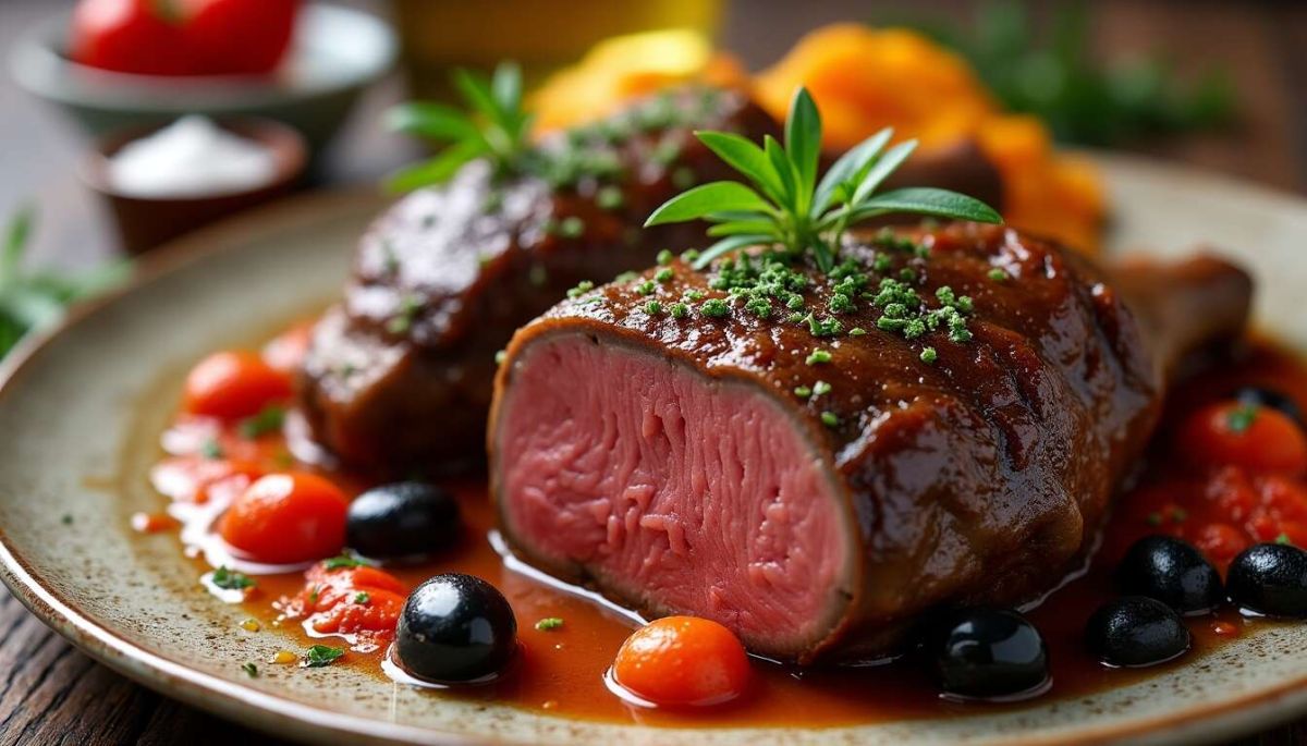 Un voyage savoureux avec l'osso bucco de bœuf