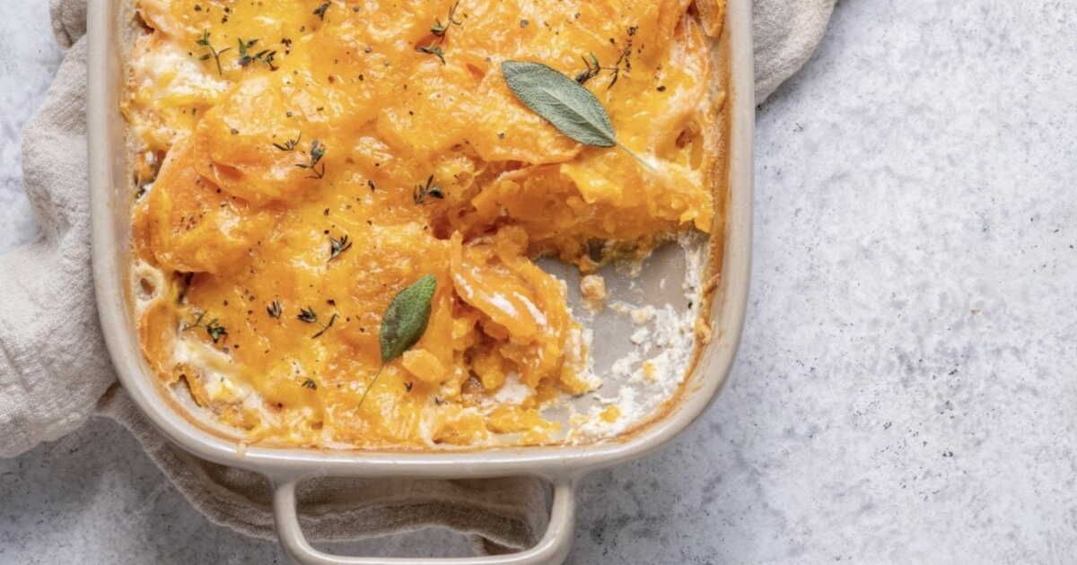 Un délice d'automne : lasagnes au butternut et oignons confits