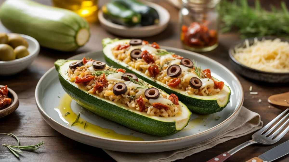 Des courgettes farcies à préparer en un temps record pour un dîner léger