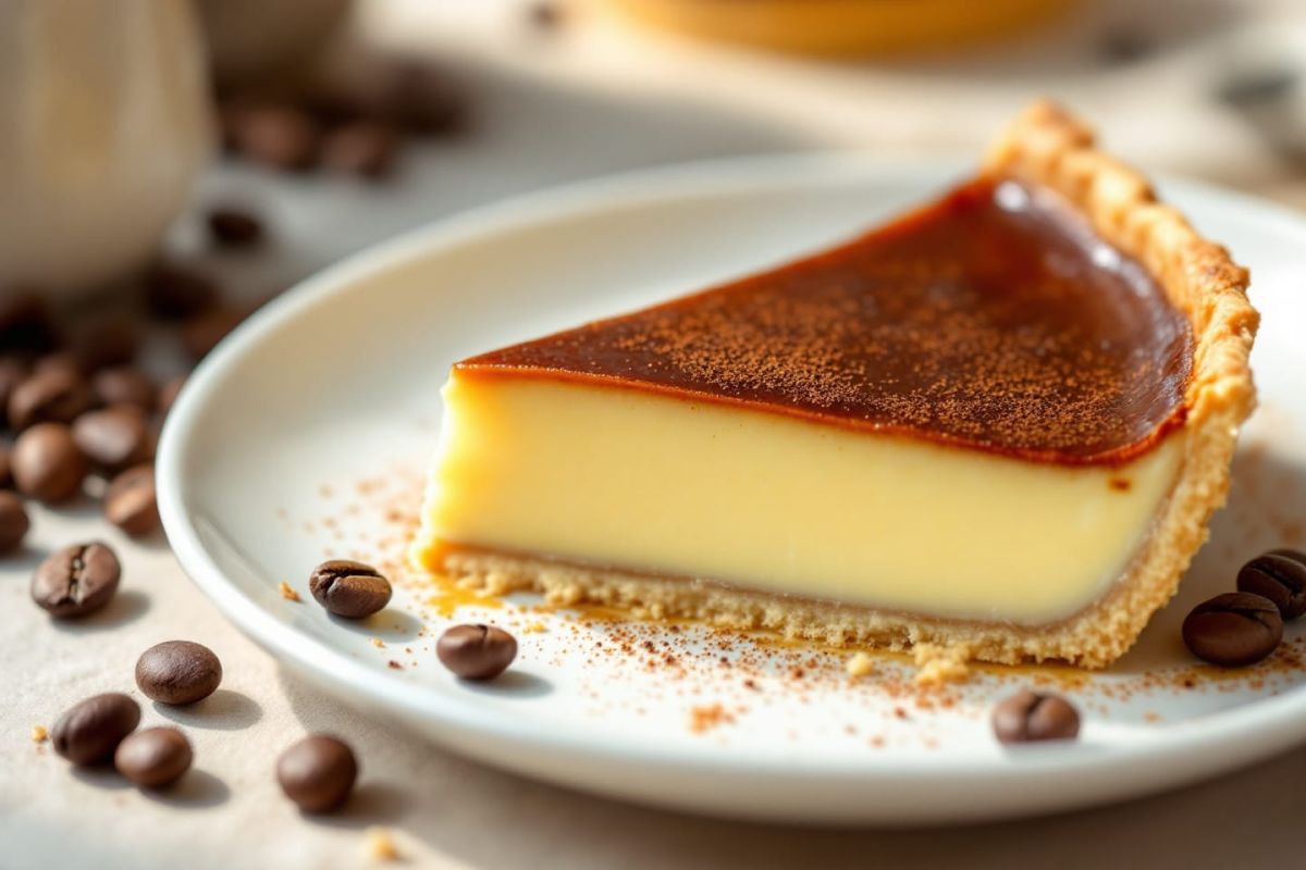 Un flan pâtissier au café pour égayer vos goûters d'automne