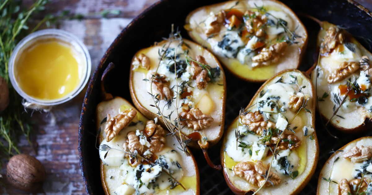 Des poires au fromage : une entrée gourmande pour célébrer l'automne