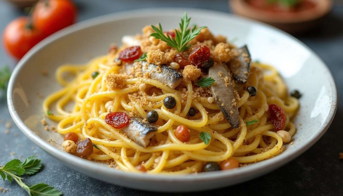 Spaghettini siciliens légers aux sardines : une explosion de saveurs