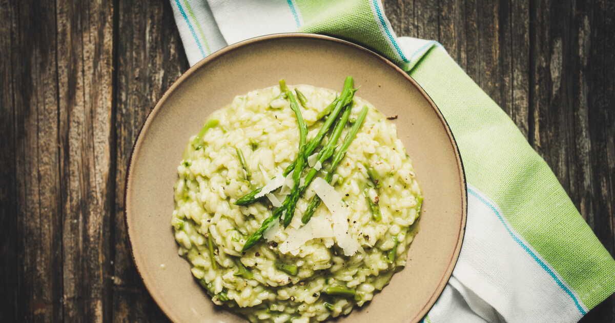 Découvrez nos recettes irrésistibles de risotto aux asperges