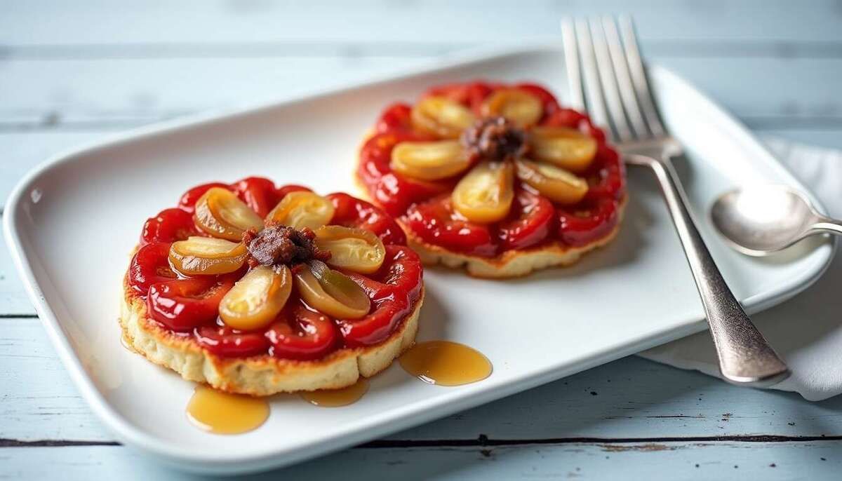 Savourez l'été avec une mini tarte tatin aux tomates cerises