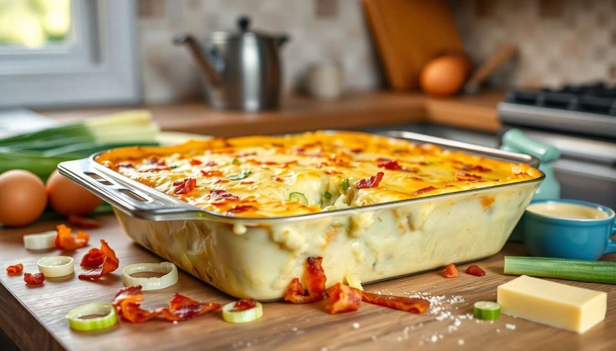 Savourez un gratin de poireaux et lardons : la recette réconfortante à partager en famille