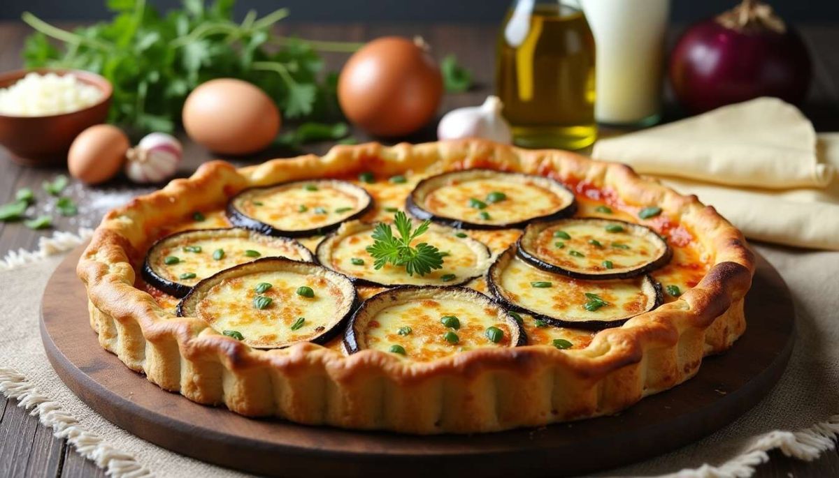 Quiche légère aux aubergines : la recette irrésistible
