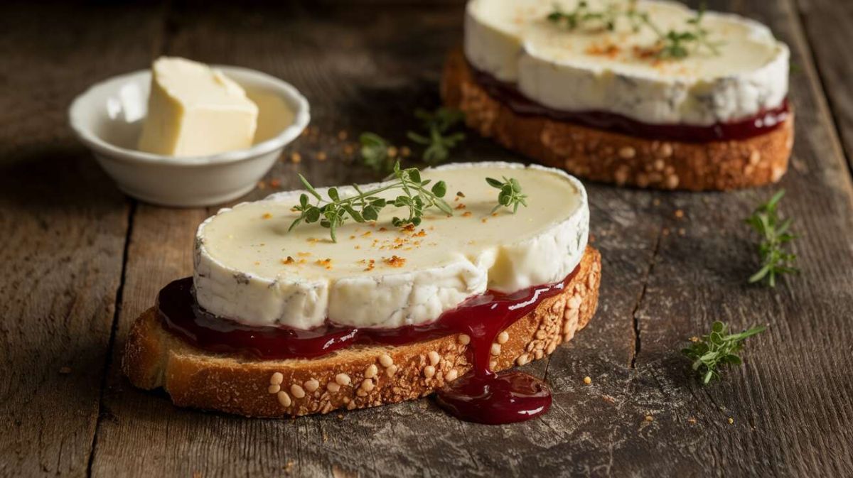 Découvrez le croque au fromage de brebis et cerise noire : une recette originale à savourer