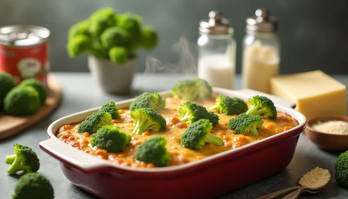 Un gratin de brocoli aux champignons pour régaler les papilles