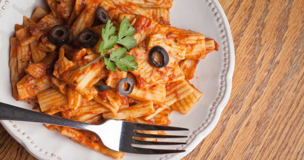 Les secrets des rigatoni à la puttanesca de Julie Andrieu