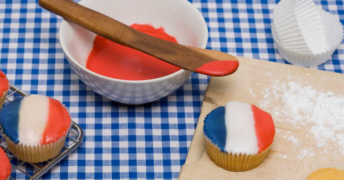 Des cupcakes flamboyants pour célébrer le 14 juillet
