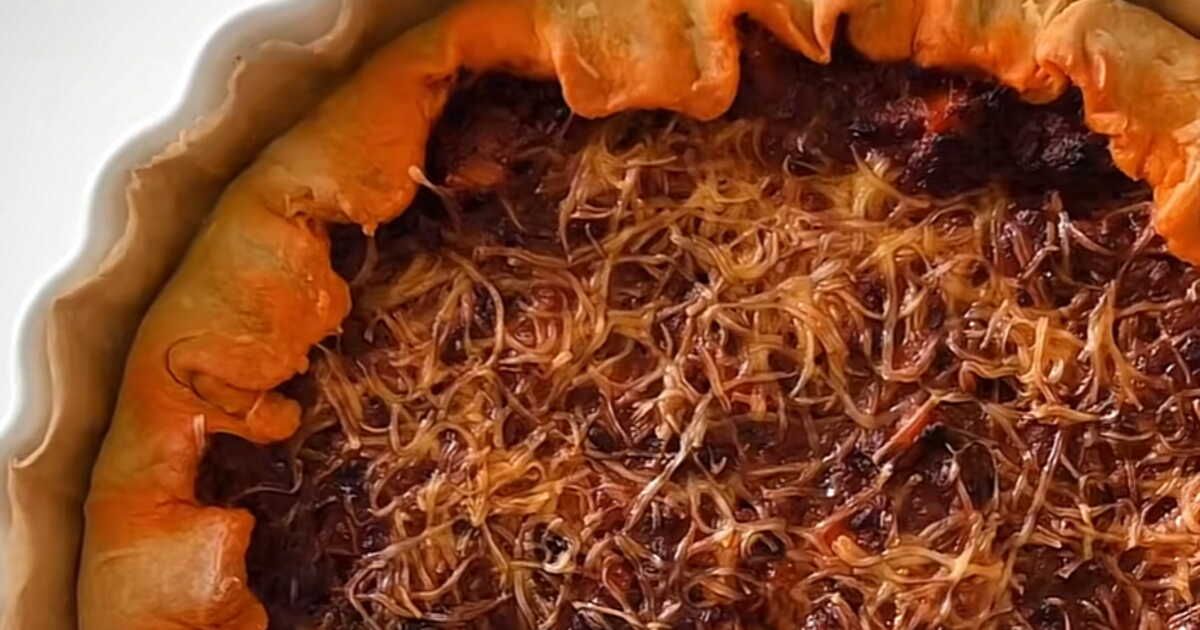Une quiche bolognaise qui fait l'unanimité au dîner