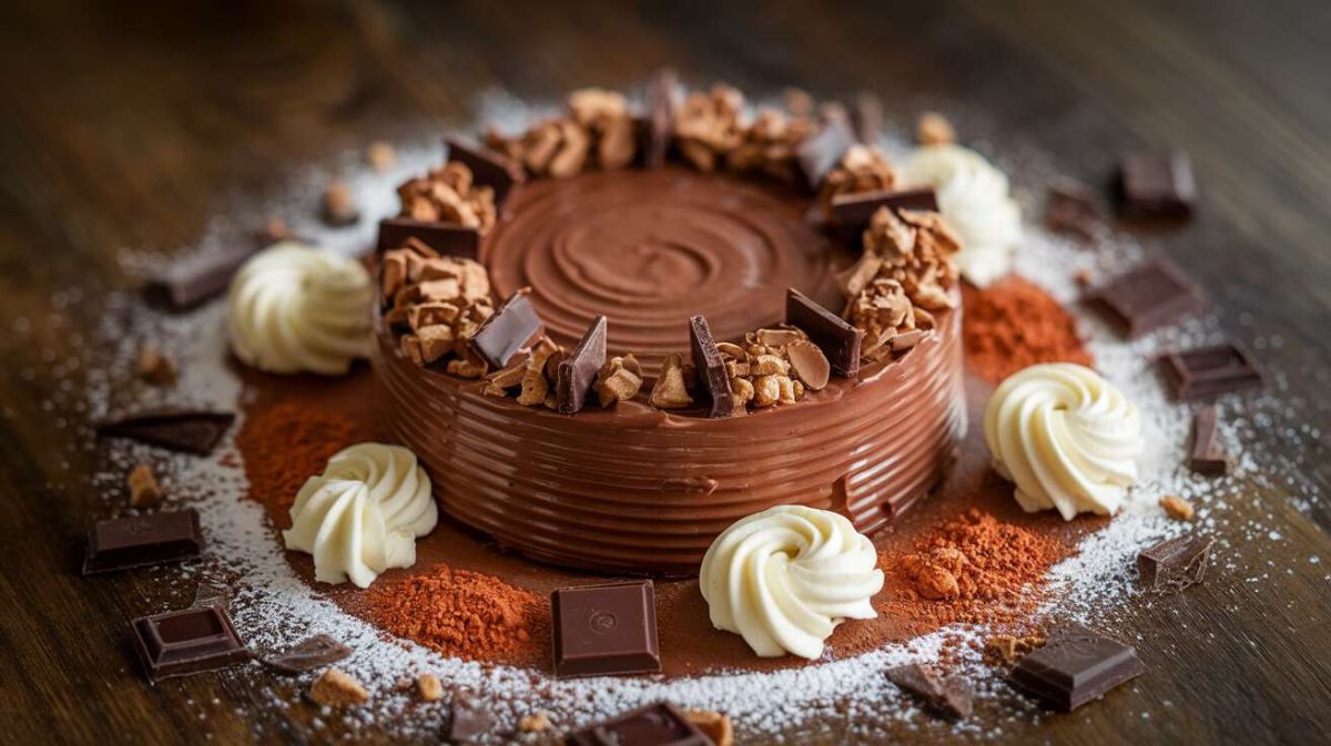 Un gâteau au chocolat sans four pour des journées d'été mémorables
