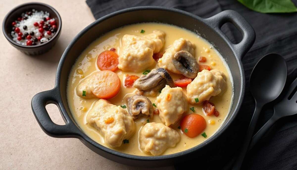 La blanquette de poulet : un délice simple et réconfortant