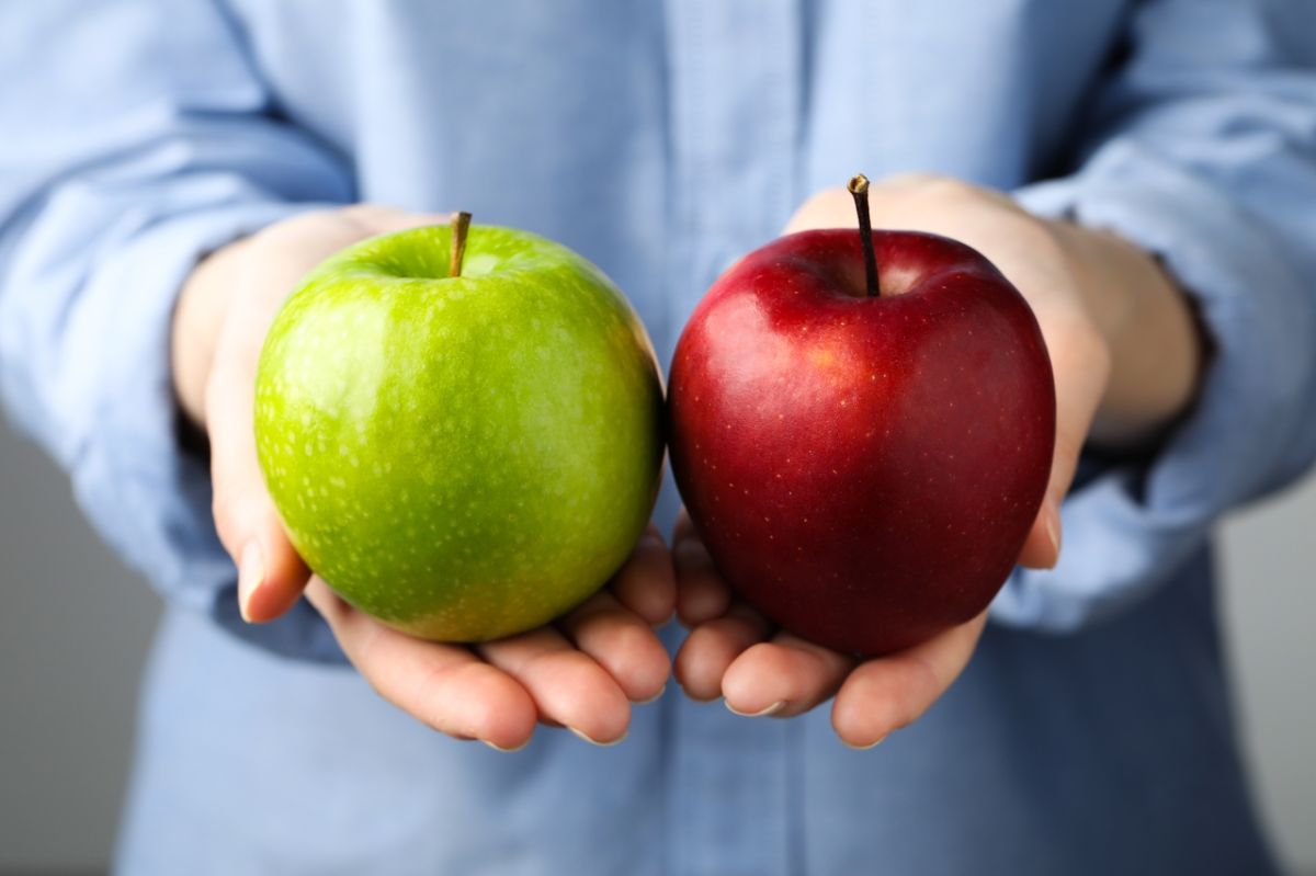 Pomme verte ou rouge : un duel pour votre santé