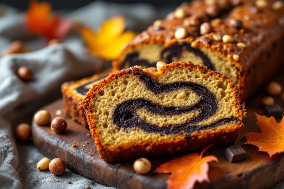 Découvrez le cake aux noisettes et chocolat qui sublime les goûters d'automne