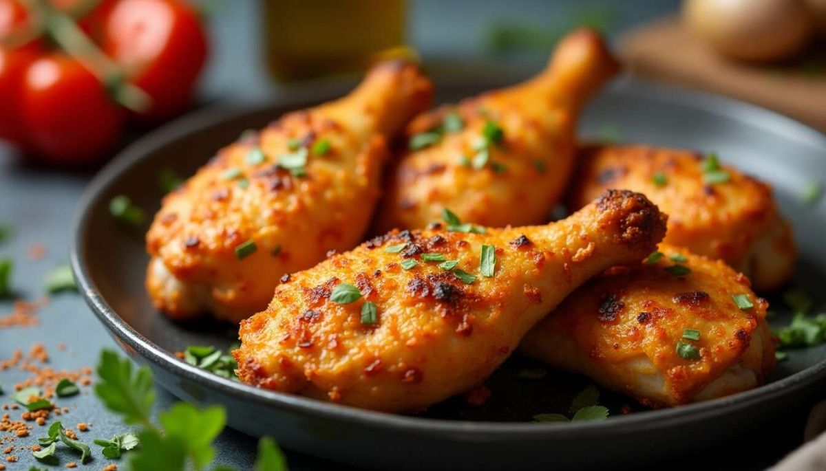 Savourez des pilons de poulet croustillants à la perfection avec votre Airfryer